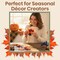 Pumpkin Spice Scented Broom 3in Mini Broomsticks - Decorative Witch Broom for Door Protection & Halloween Décor